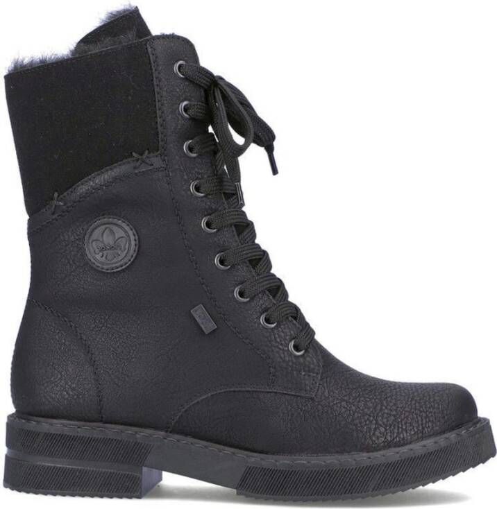 Rieker Zwarte Gesloten Booties Enkellaarzen Black Dames