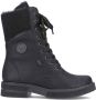 Rieker Zwarte Gesloten Booties Enkellaarzen Black Dames - Thumbnail 4