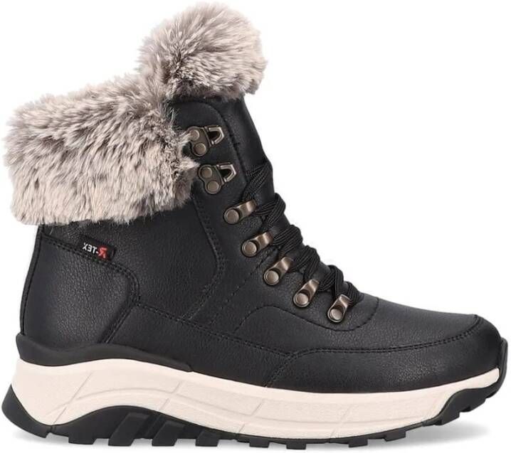 Rieker EVOLUTION Winterlaarzen Hightop sneakers veterschoenen winterlaarzen met lamswolvoering