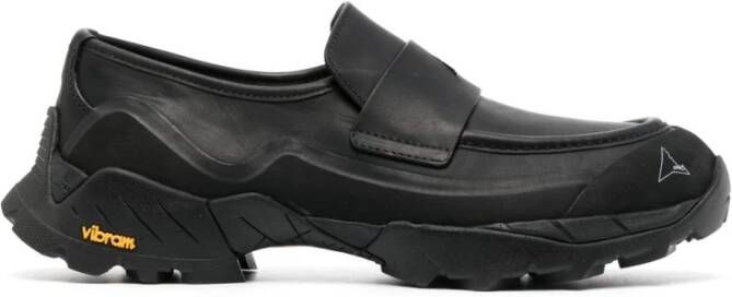 ROA Hybride Loafer Schoenen met Vibram Megagrip Black Heren