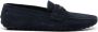 Roberto Cavalli Blauwe Leren Loafers Casual Flats Blue Heren - Thumbnail 1