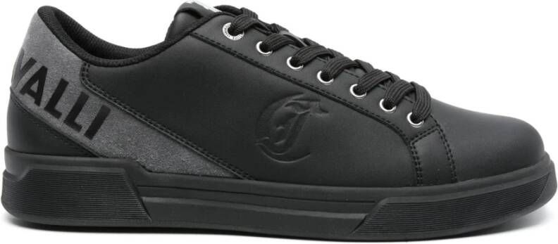 Roberto Cavalli Stijlvolle Sneakers voor Mannen Black Heren