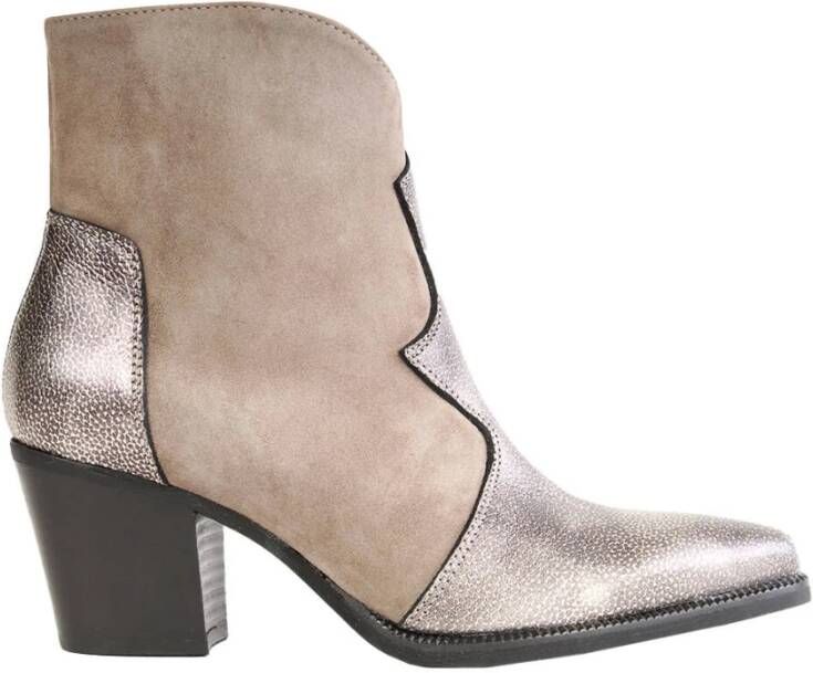 Roberto d'Angelo Cowboylaarzen Hassi Beige Dames