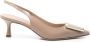 Roberto Festa Beige Leren Medina Pumps met Appliqué Beige Dames - Thumbnail 1