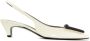 Roberto Festa Beige Leren Slingback Hakken White Dames - Thumbnail 1