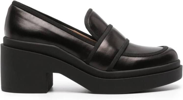 Roberto Festa Block Heel Loafers Black Dames