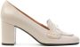 Roberto Festa Bloemenleren Moccasin Hakken Beige Dames - Thumbnail 1