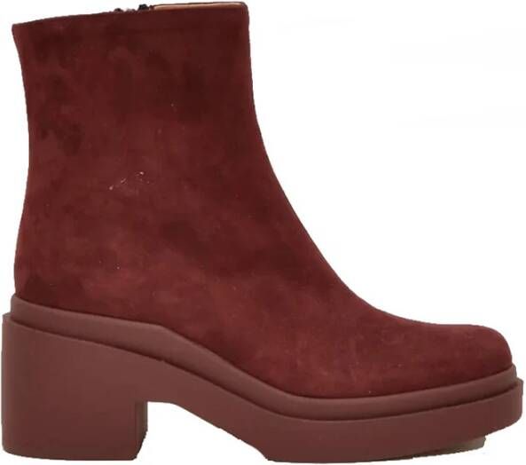 Roberto Festa Bordeaux Platte Schoenen Red Dames