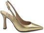 Roberto Festa Gouden Gelamineerde Slingback Hakken Yellow Dames - Thumbnail 1