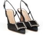 Roberto Festa Slingback pumps met juweeldetail Zwart Dames - Thumbnail 1