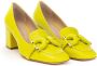 Roberto Festa Leren Gesp Sneakers Yellow Dames - Thumbnail 6