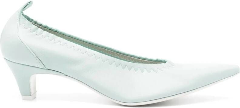 Roberto Festa Lichtblauwe Leren Iris Pumps Blue Dames