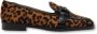 Roberto Festa Luipaardprint Loafer Enkellaarzen Brown Dames - Thumbnail 1