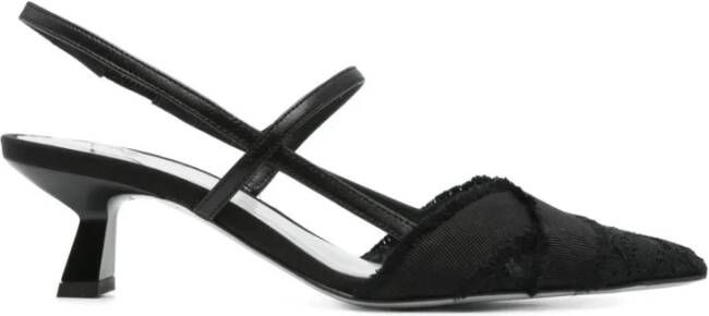 Roberto Festa Mesh Slingback Pumps Black Dames