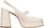 Roberto Festa Milano With Heel Cream Beige Dames - Thumbnail 1