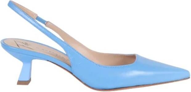Roberto Festa Platte schoenen met vierkante neus Blue Dames