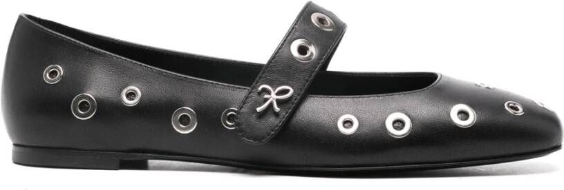 Roberto Festa Rock Black Nappa Ballet Flats Black Dames