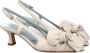 Roberto Festa Severine Slingback Hoge Hak Sandalen White Dames - Thumbnail 1