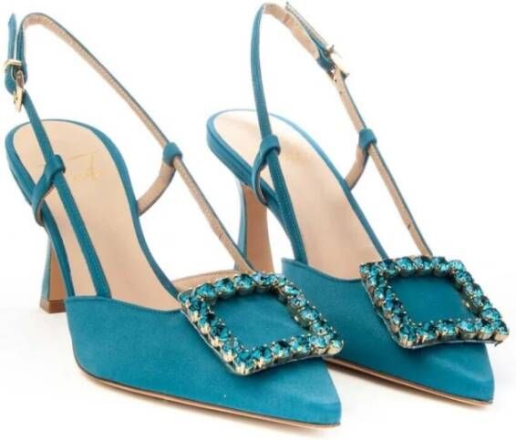 Roberto Festa Slingback Hakken Schoenen Blauw Dames