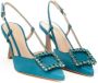 Roberto Festa Slingback Hakken Schoenen Blauw Dames - Thumbnail 1