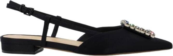 Roberto Festa Stijlvolle Stoffen Ballerina Black Dames