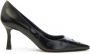 Roberto Festa Studded Leather Pumps Black Dames - Thumbnail 1