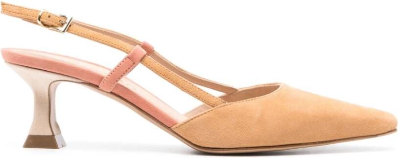 Roberto Festa Suede Pumps voor Vrouwen Beige Dames