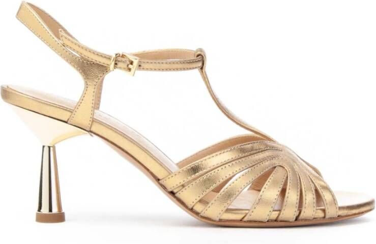 Roberto Festa Verhoog je stijl met verfijnde hoge hak sandalen Yellow Dames