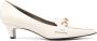 Roberto Festa Witte Leren Strik Detail Pumps White Dames - Thumbnail 1