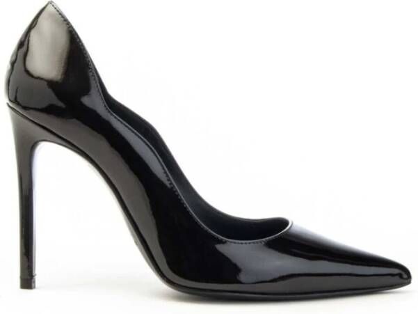 Roberto Festa Zwarte lakleren hoge hakken pumps Black Dames