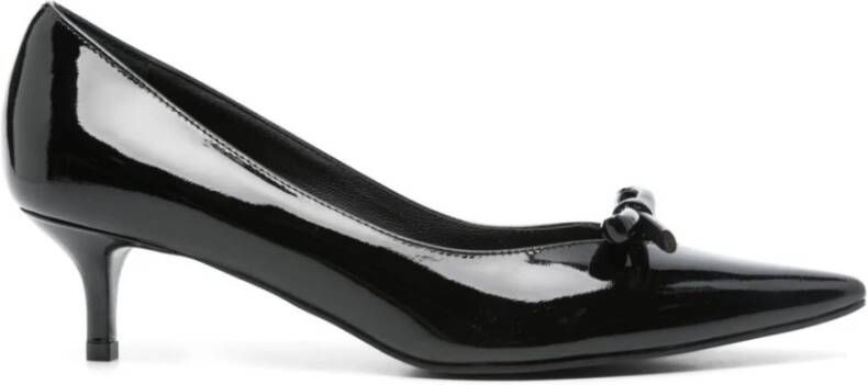 Roberto Festa Zwarte Lakleren Kitten Hak Pumps Black Dames