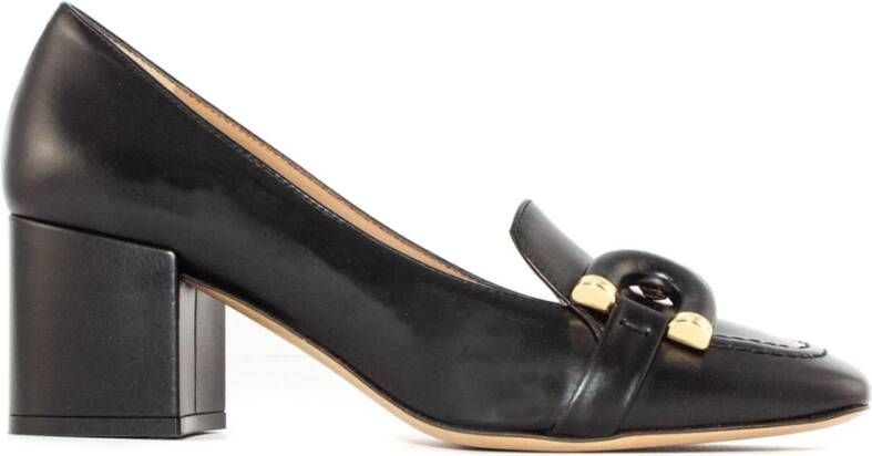 Roberto Festa Zwarte leren Haraby Loafer Zwart Dames