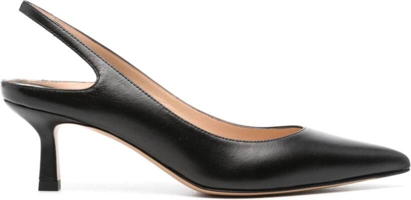 Roberto Festa Zwarte Leren Pumps Black Dames