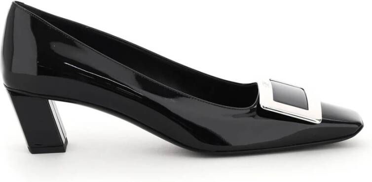 Roger Vivier Belle Vivier Pumps van Lakleer Black Dames