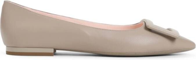 Roger Vivier Chique Nude Ballerina's voor Vrouwen Beige Dames