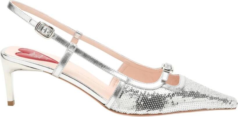 Roger Vivier Lage Hak Pumps Gray Dames