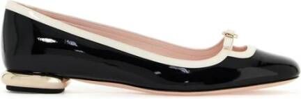 Roger Vivier Lakleren Ballerina's met Viv' Choc Gesp Black Dames