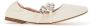 Roger Vivier Leren ballerina's met kristallen gesp White Dames - Thumbnail 1