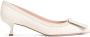 Roger Vivier Nude Leren Pumps Elegante Hakken Beige Dames - Thumbnail 1