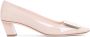 Roger Vivier Nude Leren Pumps Elegante Stijl Pink Dames - Thumbnail 1