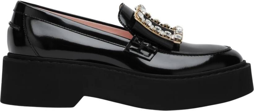 Roger Vivier Stijlvolle Mocassins voor Vrouwen Black Dames