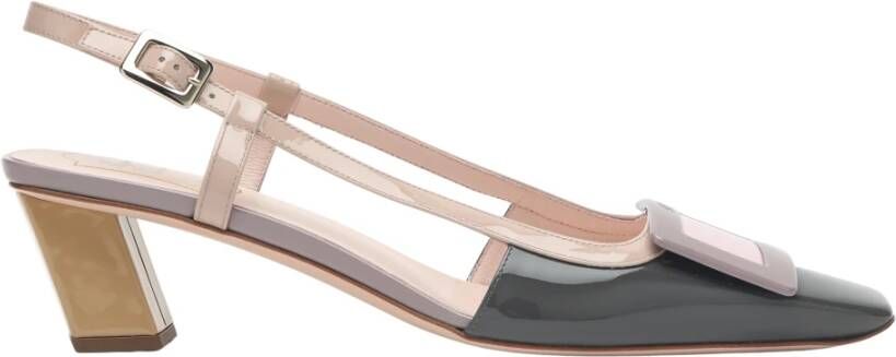 Roger Vivier Stijlvolle Slingback Flats Black Dames