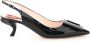 Roger Vivier Virgule Slingback Pumps van lakleer Black Dames - Thumbnail 1