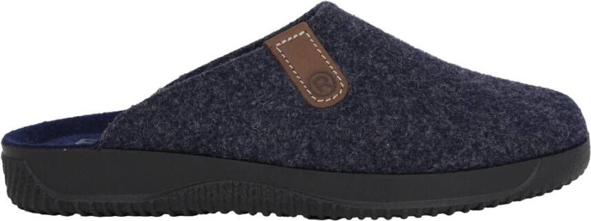 Rohde Blauwe Heren Pantoffels Stijlvolle Collectie Blue Heren