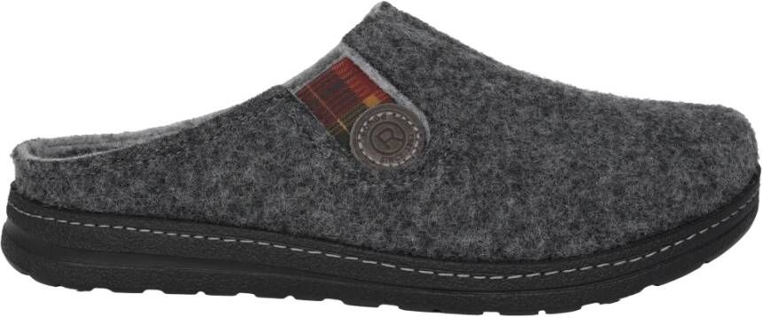 Rohde Comfortabele heren pantoffels Grijs Gray Heren