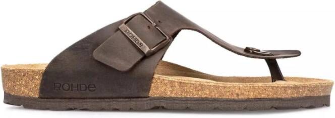 Rohde Flat Sandals Brown Heren