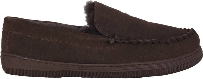 Rohde Warme heren pantoffels Bruin Brown Heren