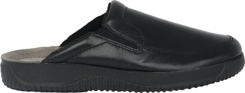 Rohde Warme heren pantoffels Zwart Black Heren