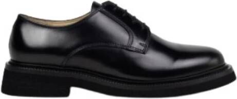 Royal RepubliQ Minimalistische Leren Derby Schoen Black Heren