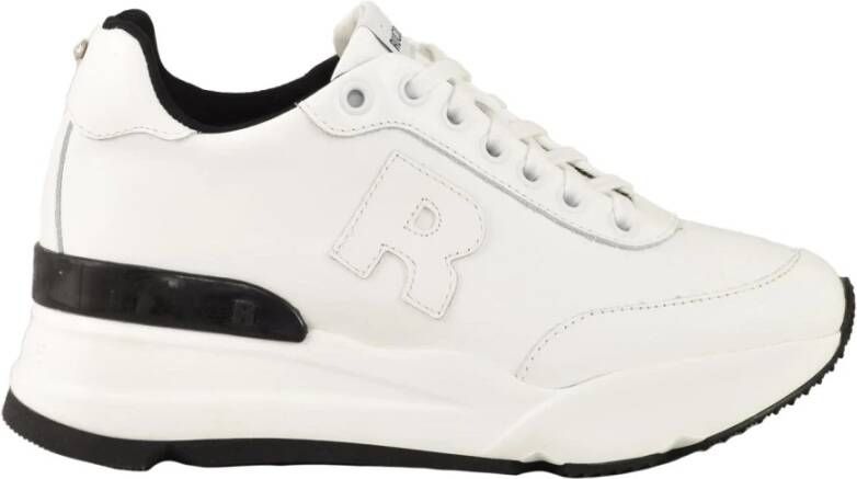 Rucoline Leren Modieuze Schoenen White Dames